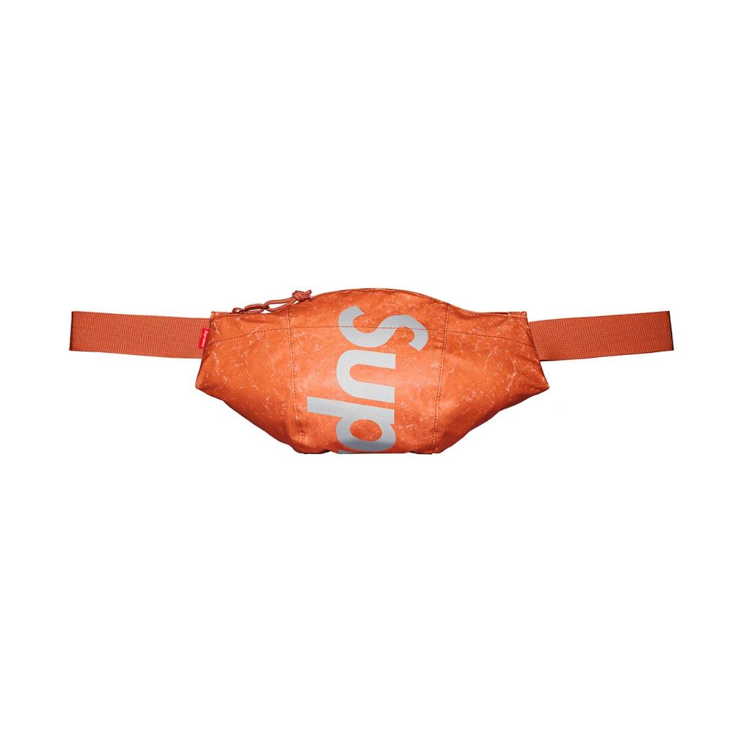 Supreme waterproof reflective speckled waist bag black outlet