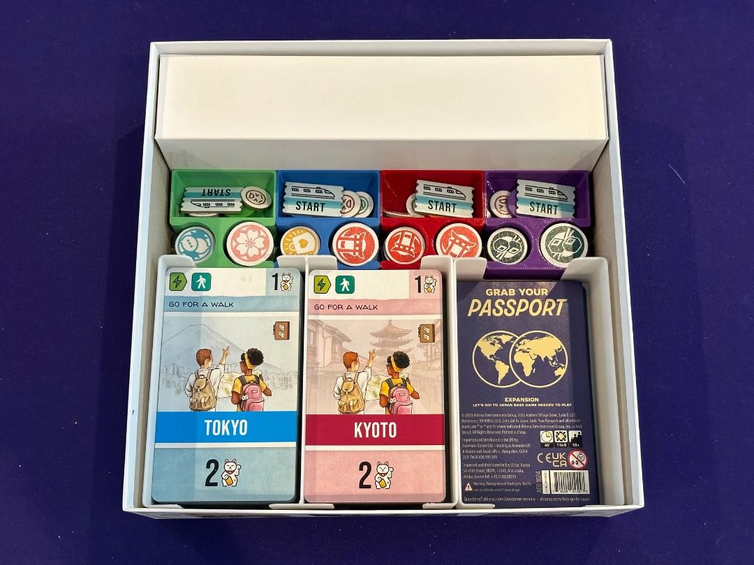 Let's Go! To Japan 桌遊收納 Board game Inserts （分類：桌遊及拼圖）位於 Hong Kong。 由 toiletchan 提交（商品編號 1341500118，圖片 2）。簡介： 預設白色, 可選黑色、白色、青藍色、黃色、啡色、雲石紋色 雲石紋色 加 $20 注意：只賣收納，不包括遊戲！ # 其他桌遊收納歡迎查詢 8+小時自家打印，人手加工打磨，保証可用！不適合完美主義者。 可放工時間金鐘至美孚地鐵站交收，或買家支付SF費用 尊重版權。圖樣來自： https://www.printables.com/model/831938-lets-go-to-japan-retail-box-insert #3D打印 #桌遊收納 ===== English Translation ===== Default in white, available in black, white, teal blue, yellow, brown, and marble patt