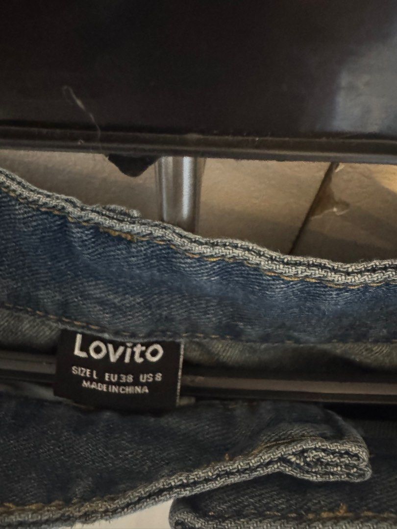 Lovito Denim Skirt - front slit with tag (Category: Skirts) located in Makati City. Submitted by chaseyourdreams2014 (Listing ID 1341457807, Image 3). Description: Brandnew Size Large on tag With tags pa I can send more photos DM me.