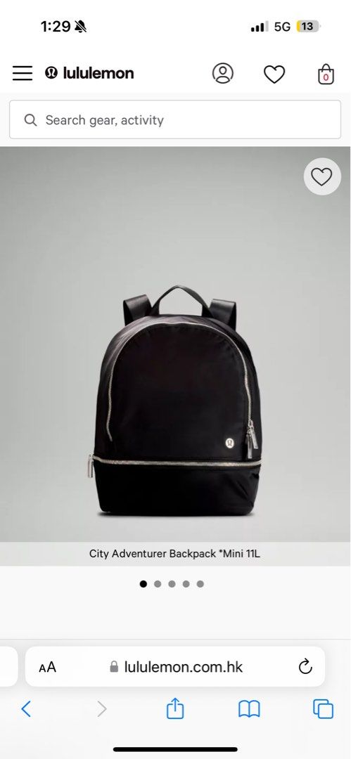 Lululemon City Adventurer Backpack Mini 11L Women s Fashion Bags Wallets Backpacks on Carousell