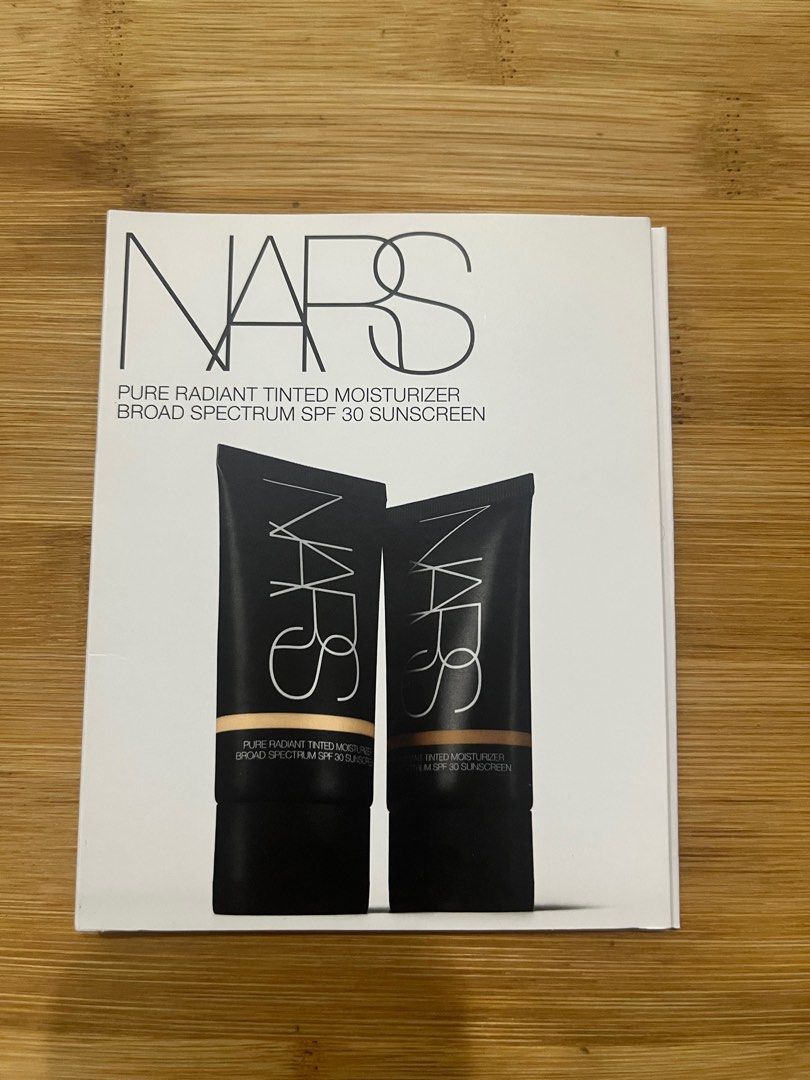 NARS PURE RADIANT TINTED MOISTURIZER (Category: Makeup) located in Manila. Submitted by glimmer.mnl (Listing ID 1341515430, Image 1). Description: Shades: 0.7ml (x4) - Alaska Light 2 - Sydney Medium 1.2 - Santiago Medium to deep 1 - Guernsey Deep 1.