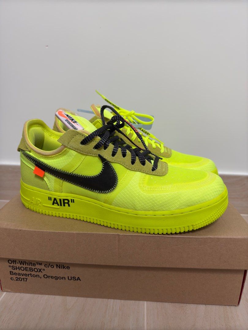 off white nike air force 1 low volt