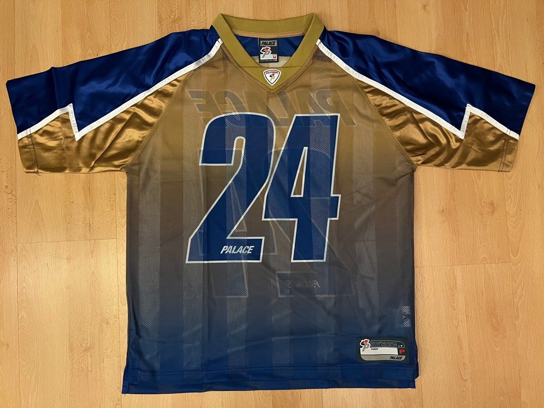 Palace Meshy Stripe Jersey, Men's Fashion, Activewear on Carousell