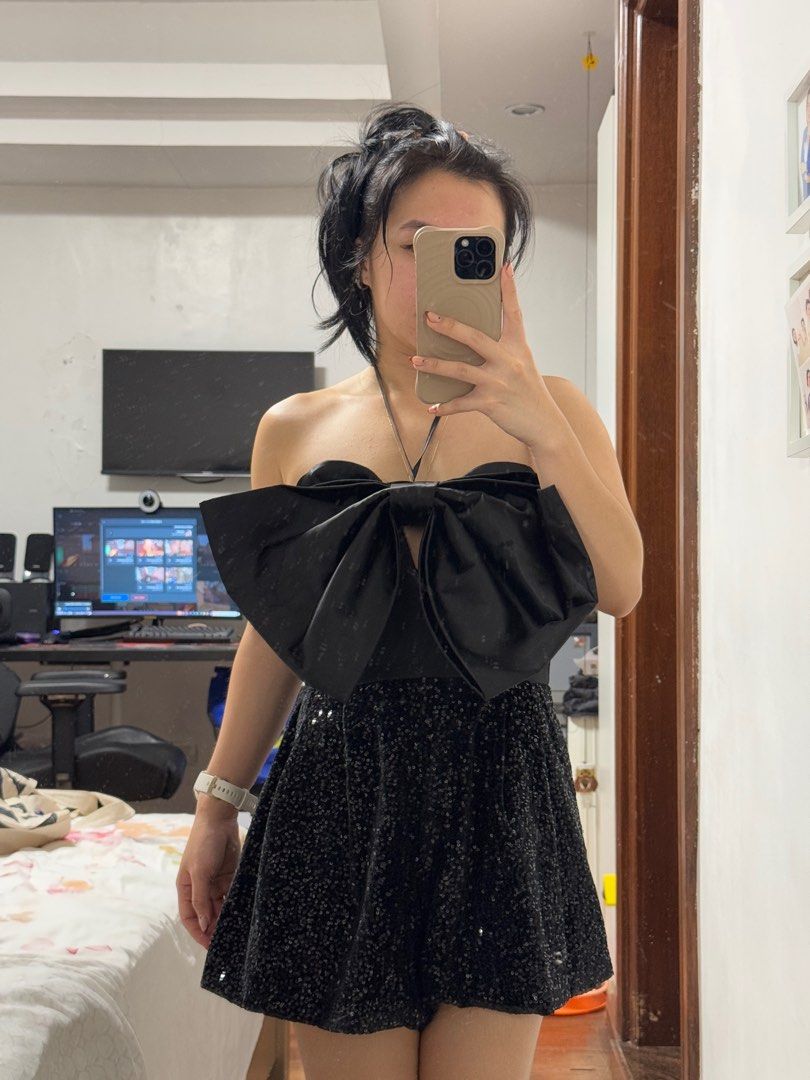 Party / christmas dress black (Category: Rompers) located in Pasay City. Submitted by chinscollection2021 (Listing ID 1341457777, Image 2). Description: .
