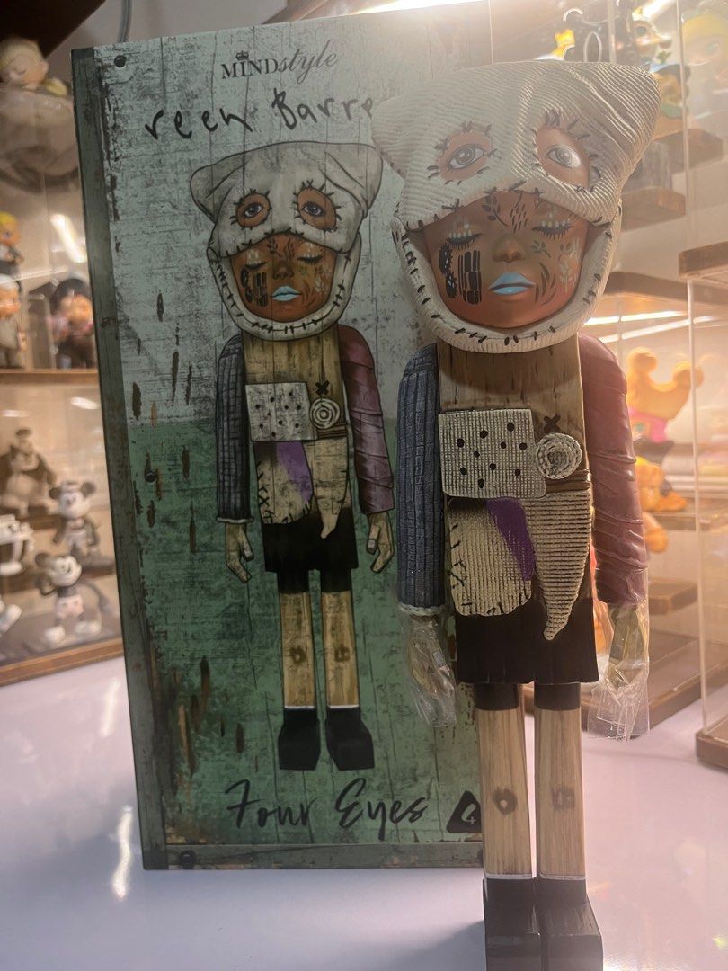 Reen Barrera signed art toy : Four Eyes (Category: Designer & Blind Box Toys) located in Manila. Submitted by barfingrainbows (Listing ID 1341517578, Image 1). Description: .