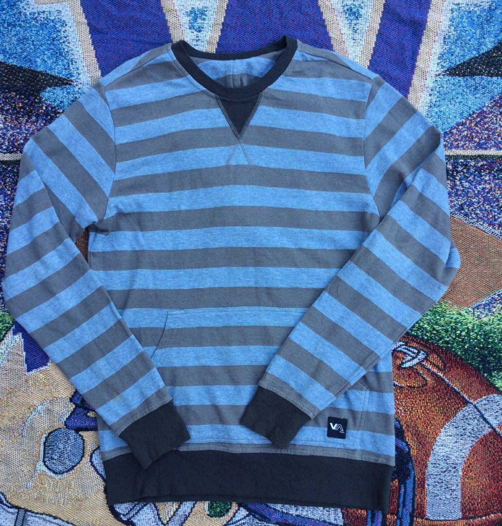 RVCA Hoodie Sweater Jacket (Category: Coats, Jackets and Outerwear) located in Daet. Submitted by the_attic_addiction (Listing ID 1341557116, Image 2). Description: 21x29 Size Medium on tag (Fit medium to Large) Issue minimal Stains Details on pictures.