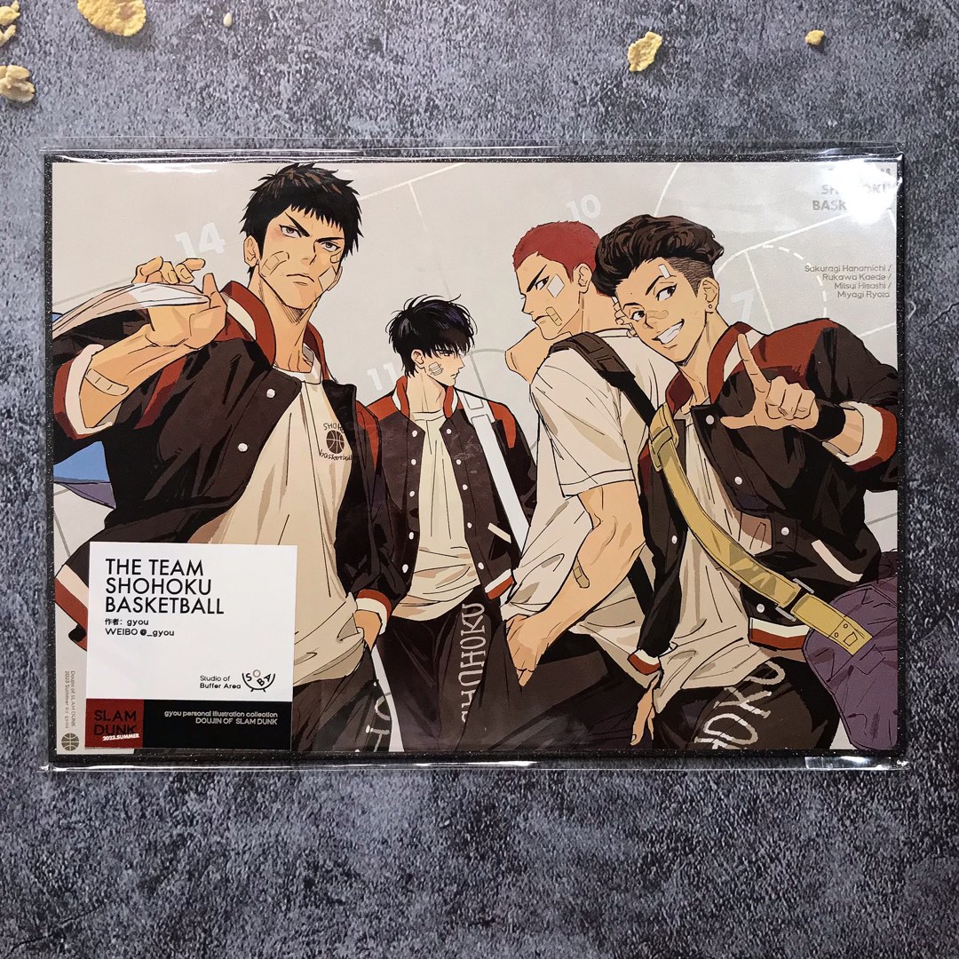 Shiki Rukawa Slam Dunk Shohoku shikishi | Sakuragi Hanamichi Rukawa Kaede Miyagi ...