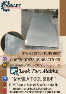 stainless 304 plain sheet