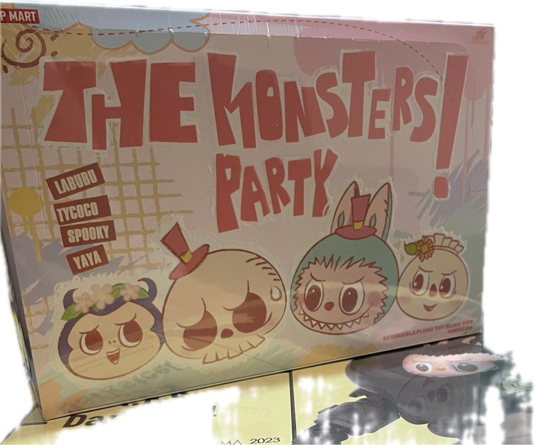 THE MONSTERS Party Series-Reversible Plush (Category: Plushies & Soft Toys) located in Quezon City. Submitted by the.holy.grail (Listing ID 1341443385, Image 1). Description: THE MONSTERS Party Series-Reversible Plush .
