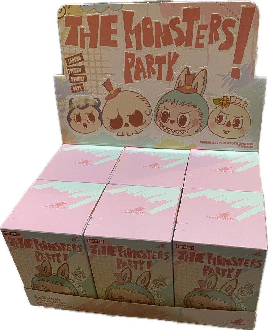 THE MONSTERS Party Series-Reversible Plush (Category: Plushies & Soft Toys) located in Quezon City. Submitted by the.holy.grail (Listing ID 1341443385, Image 2). Description: THE MONSTERS Party Series-Reversible Plush .