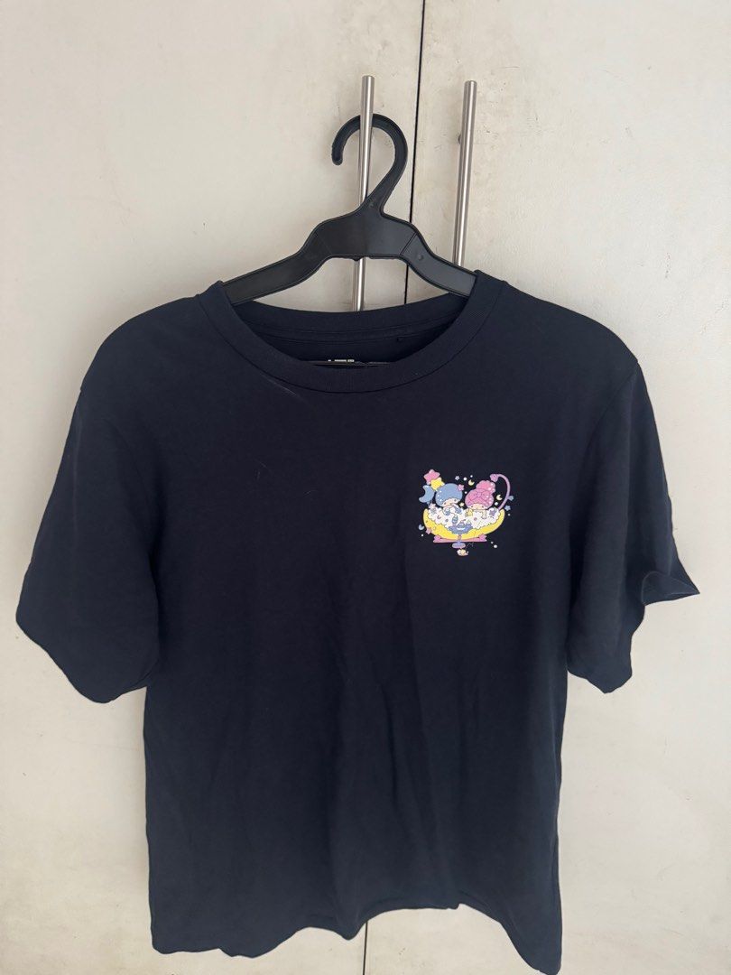 Uniqlo Sanrio Shirt (Category: Shirts) located in Makati City. Submitted by chaseyourdreams2014 (Listing ID 1341458029, Image 1). Description: Size XL on tag Dark navy color Good condition DM.