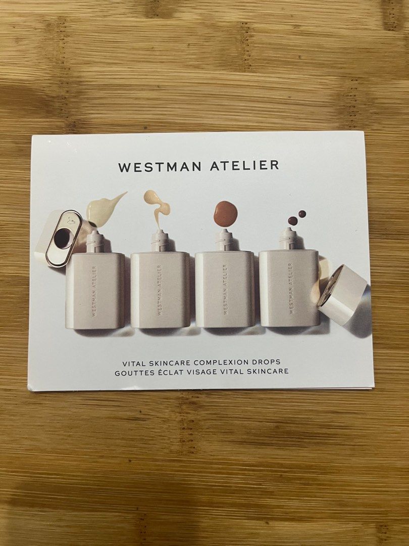 WESTMAN ATELIER VITAL SKINCARE COMPLEXION DROPS (Category: Makeup) located in Manila. Submitted by glimmer.mnl (Listing ID 1341479402, Image 1). Description: Shades included: - Atelier N - Atelier 0.5 - Atelier 111 - Atelier 1X - Atelier X.5 - Atelier XI.5 - Atelier XIII.
