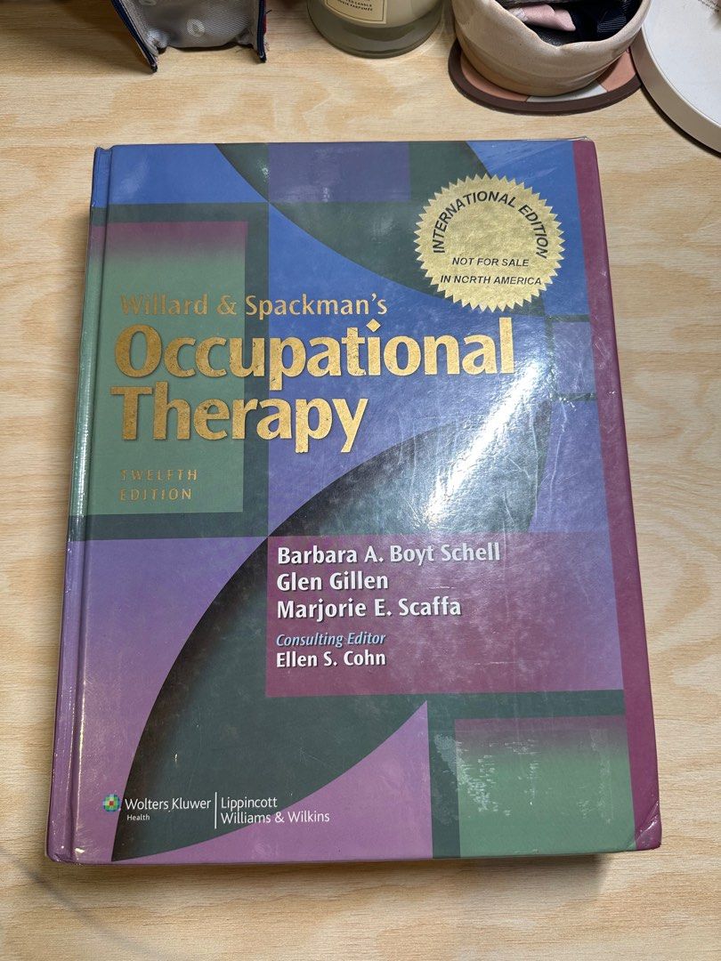 Willard & Spackman: Occupational Therapy 12th ed (Category: Textbooks) located in Davao. Submitted by kandengpasabuy (Listing ID 1341442436, Image 1). Description: 📍 Davao City 💵 GCASH, Metrobank 🚚 LBC or J&T.