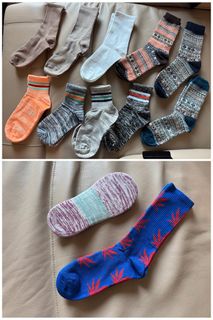 New Socks, Long and Short, Unisex, Mountain Style, Japanese Style64169317572354110