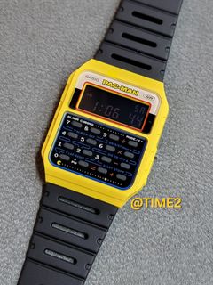 🎮 Casio 50週年 Classic X PAC-MAN  1980年代 經典食鬼遊戲  CA-53WPC-1B  CA53WPC-1B  CA-53  CA53  計數機錶  計算機  calculator watch 電子錶  石英錶  一般生活防水  男女合適  Limited Edition 限量版 Bandai Namco PAC MAN64210936590721110