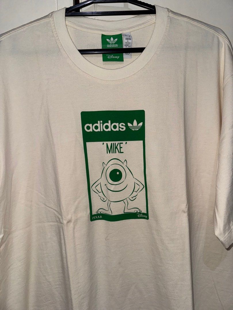 Adidas Mike Wozowski Shirt (Category: Tshirts & Polo Shirts ) located in Quezon City. Submitted by brandsetcph (Listing ID 1341685599, Image 3). Description: Condition: 9.5/10 Only used once Dimes: 24.5x29 in No issues XL on tag RFS: not fit anymore .