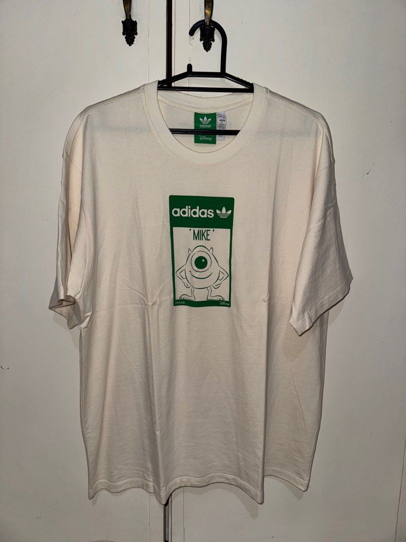 Adidas Mike Wozowski Shirt (Category: Tshirts & Polo Shirts ) located in Quezon City. Submitted by brandsetcph (Listing ID 1341685599, Image 2). Description: Condition: 9.5/10 Only used once Dimes: 24.5x29 in No issues XL on tag RFS: not fit anymore .
