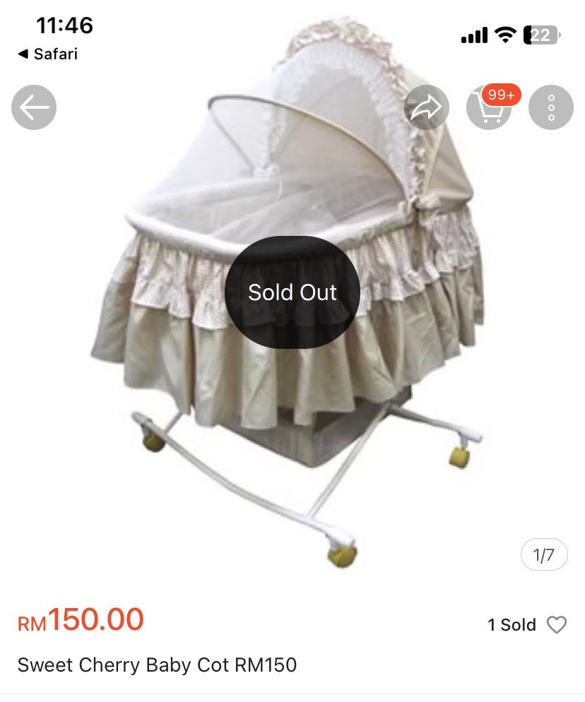 Sweet cherry cradle outlet