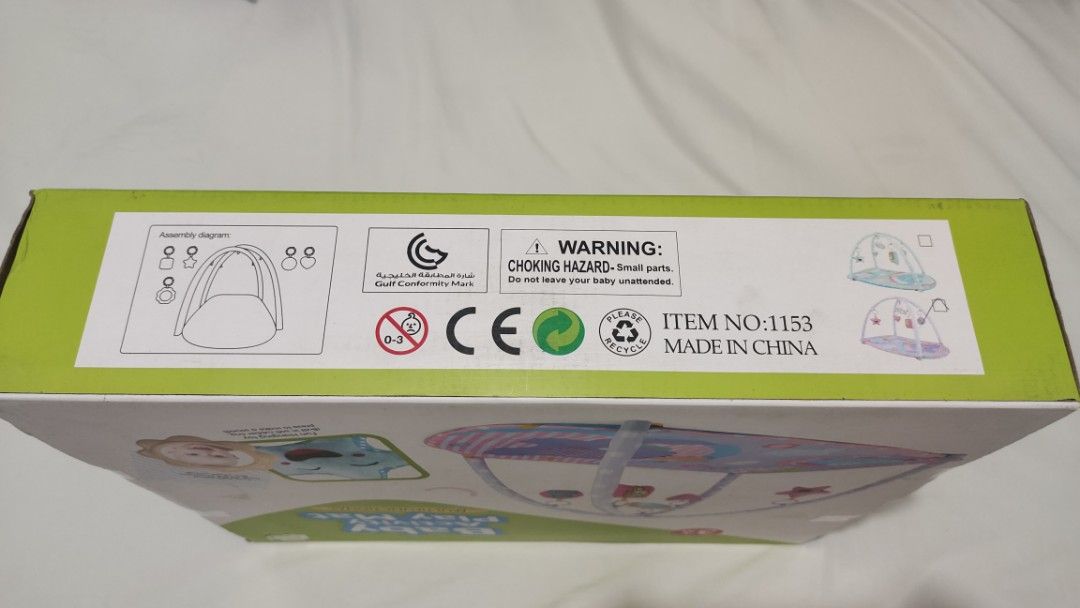 baby play mat (Category: Infant Playtime) located in Quezon City. Submitted by methodstudios (Listing ID 1341706756, Image 2). Description: never used original price 1,200.