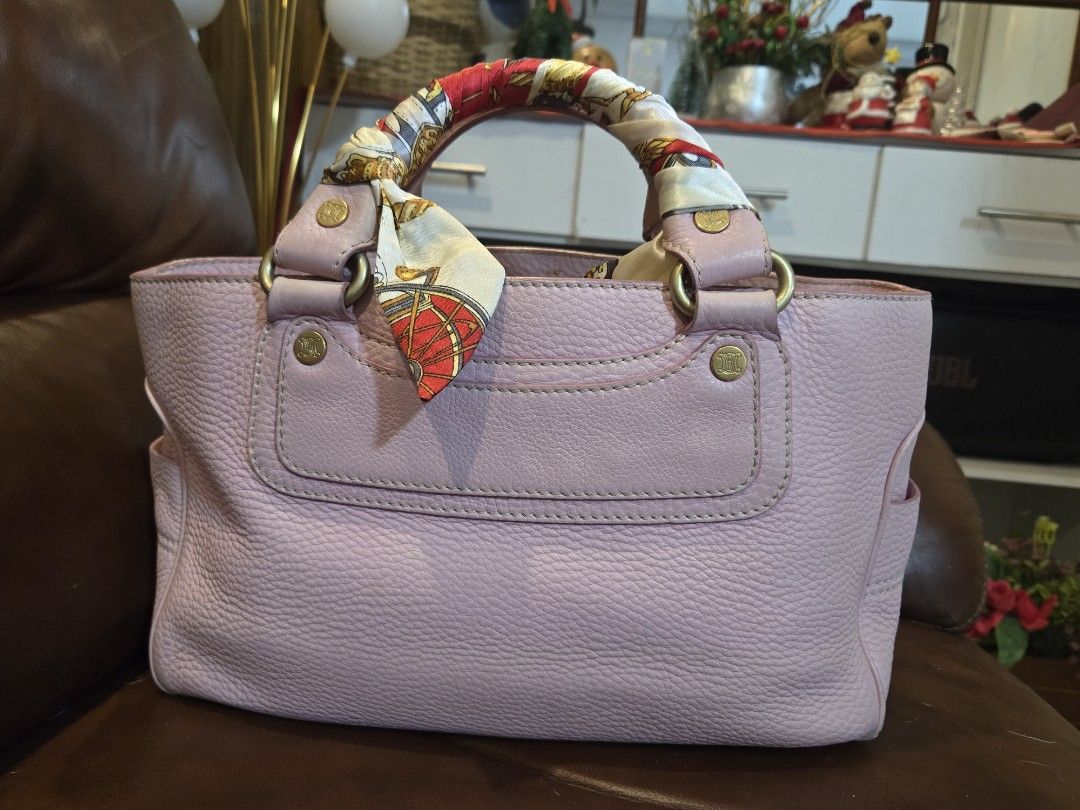 Celine leather handbag (Category: Luxury Bags & Wallets) located in Cabuyao City. Submitted by swiftdeer.ed9787 (Listing ID 1341615357, Image 2). Description: FOR SALE PRICE POSTED IS THE LAST PRICE PRICE: 6590 PLUS SF CELINE BOOGIE LETAHER BAG THRIFTED - MANAGE YOUR EXPECTATION SEE PHOTOS FOR YOUR REFERENCE SCRATCHES AND FADES LOCATION: CABUYAO LAGUNA MEET UP, JNT OR LALAMOVE MOP: GCASH.