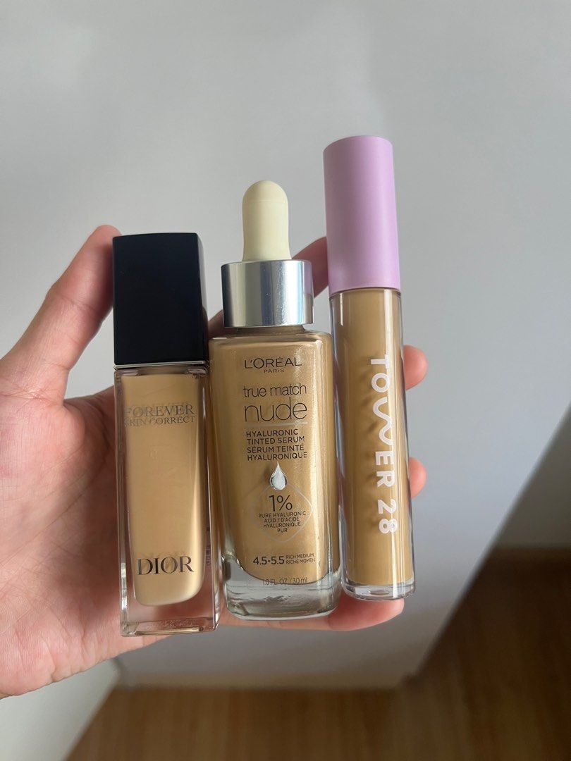 Tower 28 / Loreal / dior [sold] High End Makeup (Category: Makeup) located in Rizal. Submitted by pre_lovedclothesbyl (Listing ID 1341666013, Image 2). Description: All in good condition!!! Lightly to barely used For morena skin tone Loreal - 4.5-5.5 Tower 28 - Pali Take all for ₱1,200 Dior sold .
