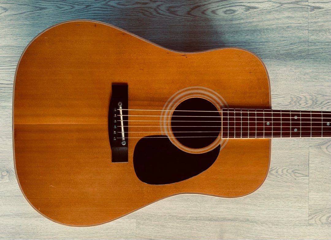 Electro-Harmonix EHX 1972 Dreadnought Acoustic Guitar (Category: Musical Instruments) located in Caloocan City. Submitted by mediokerr (Listing ID 1341673528, Image 3). Description: Visit, follow and like Echo Chamber page on FB for more music-related gears on sale. A rare, classic and vintage acoustic guitar made by the top pedal company Electro Harmonix. Collector’s axe. Made in Japan. Specs inspired by Martin Co. D-15. Manage your expectations