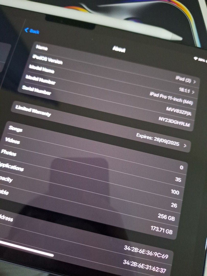 iPad Pro (M4) 11" WiFi (2024) Space Black 256GB, Mobile Phones & Gadgets, Tablets, iPad on Carousell