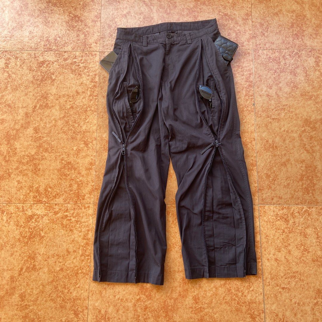Issey Miyake - Archive dual zip Pants, Men's Fashion