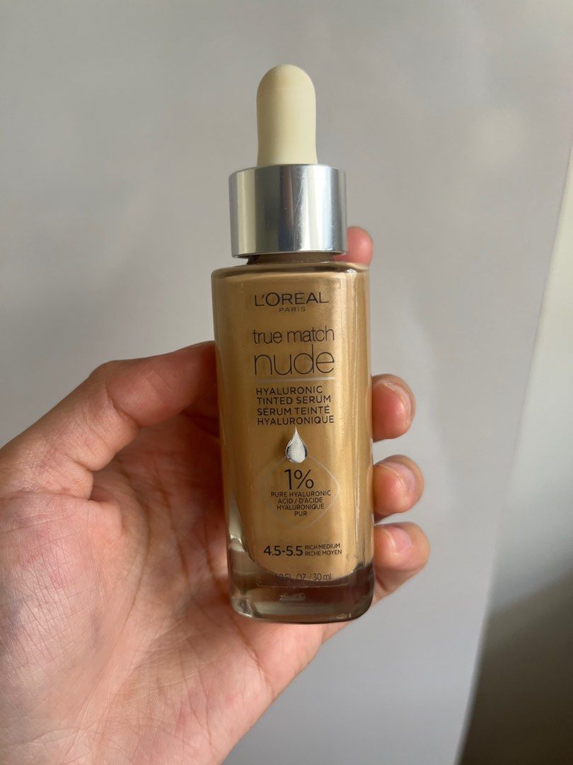 Loreal True Match Nude 4.5-5.5 (Category: Makeup) located in Rizal. Submitted by pre_lovedclothesbyl (Listing ID 1341664862, Image 1). Description: Good condition, Barely used Authentic, bought in hawaii Super light weight feels like skin!!! Sanitized & clean Rfs: decluterring - cant buy new makeup unless i declutter .