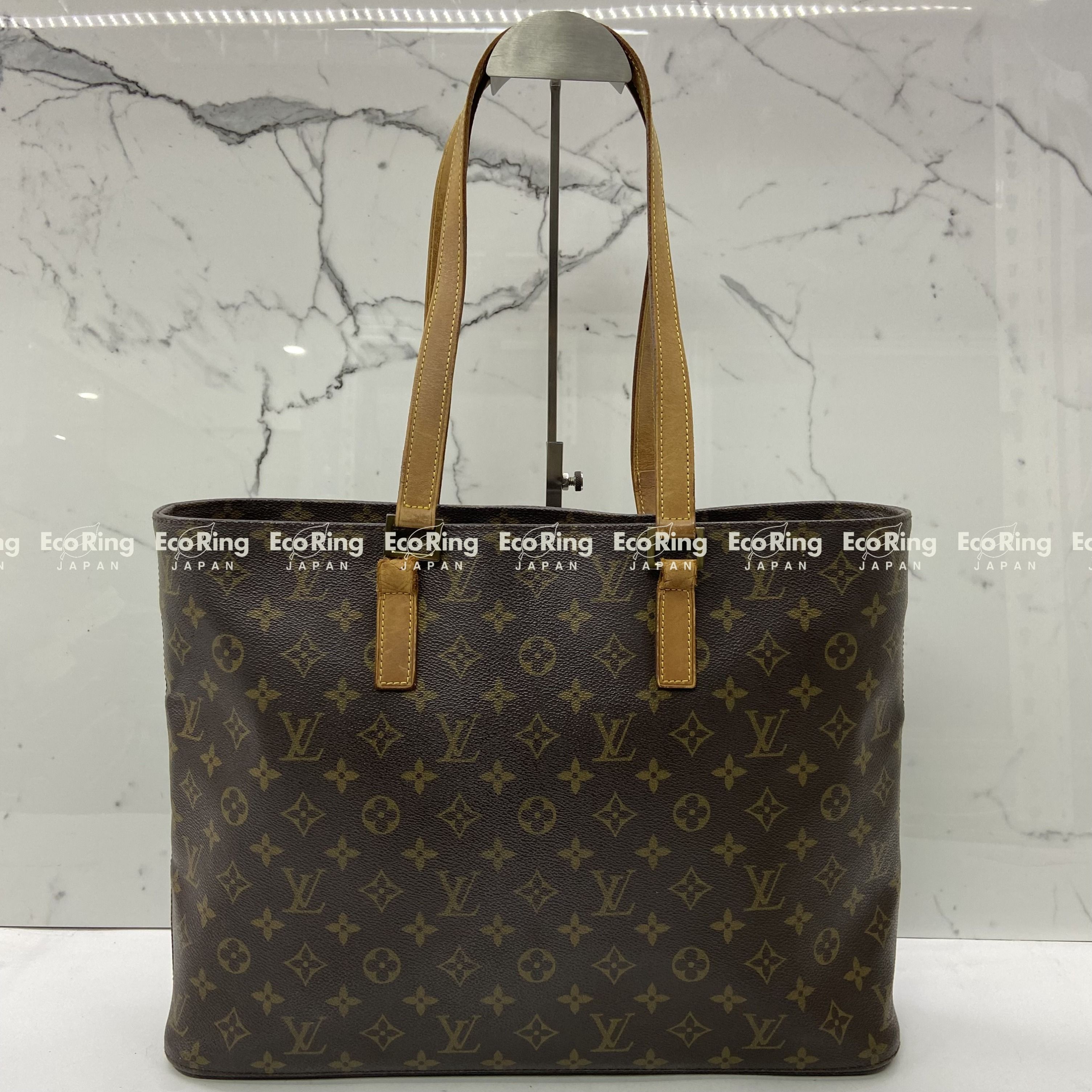 LOUIS VUITTON BROWN LEATHER MONOGRAM LUCO TOTE BAG M51155 247065470 JN