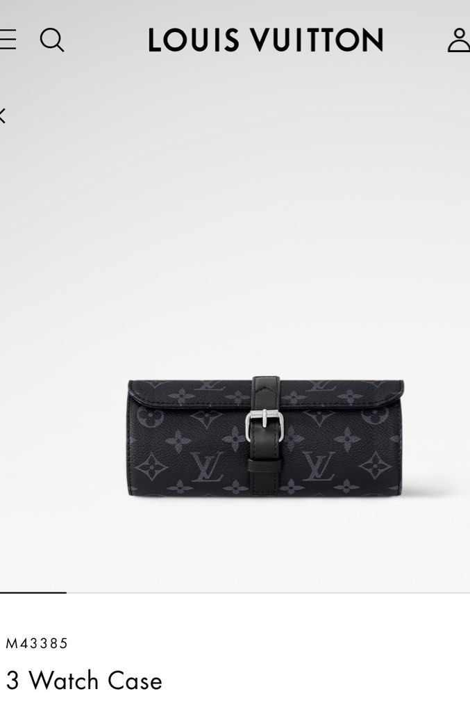 Louis vuitton 3 watch case 2025
