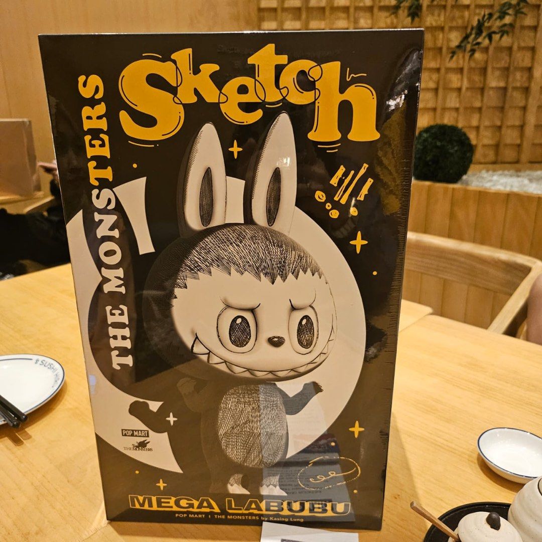 MEGA LABUBU 400% Sketch 2個（POP MART MEGA LABUBU 厚かっ 400
