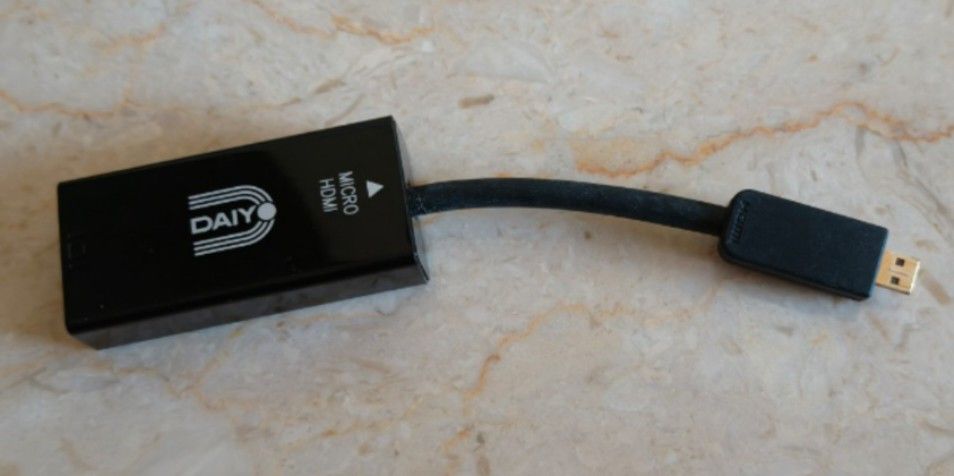 Micro-HDMI to VGA dongle63222279266434111