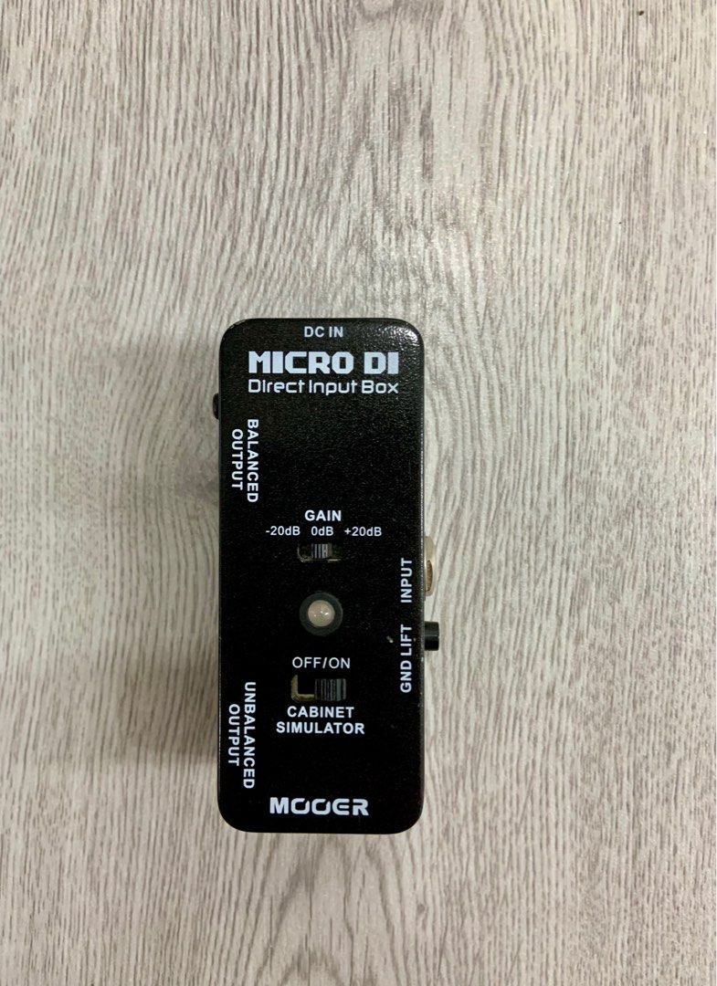 Mooer Micro D.I. (Direct Input) Box Pedal (Category: Musical Instruments) located in Caloocan City. Submitted by mediokerr (Listing ID 1341662765, Image 1). Description: Visit, follow and like Echo Chamber page on FBb for more music-related gears on sale. Unit only with replacement box. Can pass as new. Perfectly working. See photos and test in my place to appreciate. Sjdm Bulacan area. Shipping at buyer’s cost. Dm for more details..