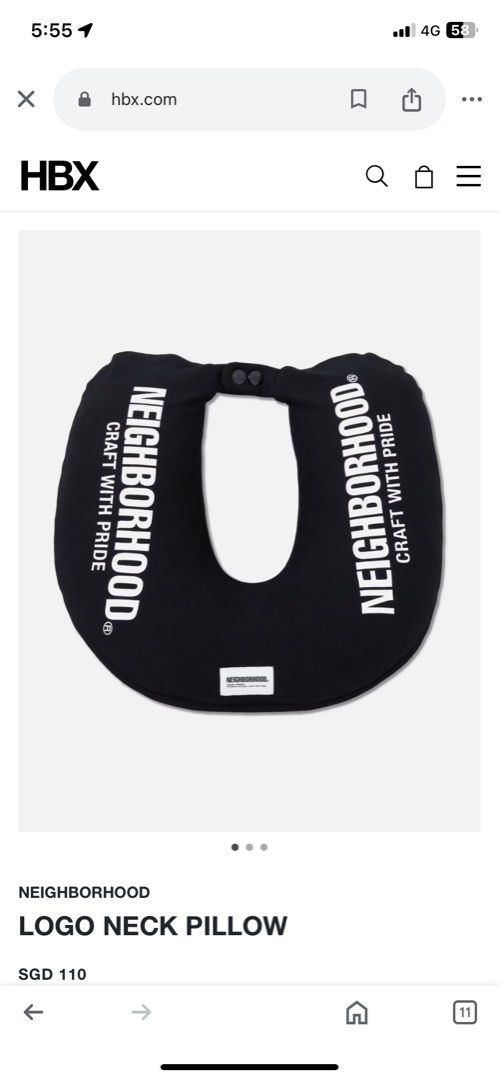 NEIGHBORHOODbr/LOGO NECK PILLOW 【公式通販】