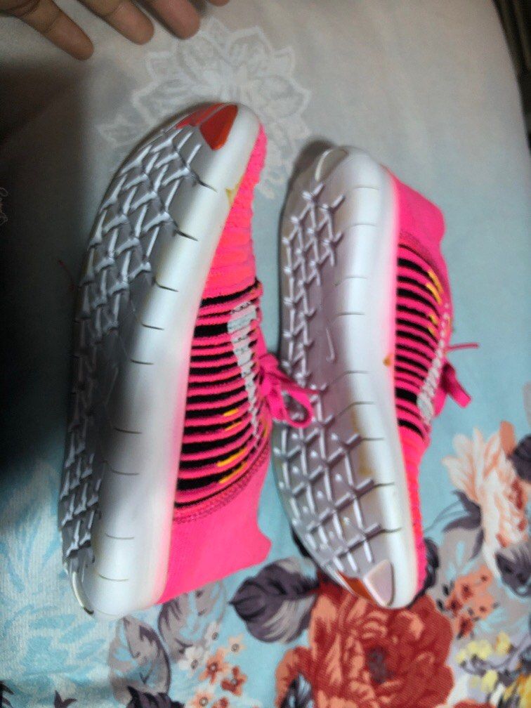 Nike Free RN Flyknit Women's Size 5.5 Running Shoes Pink Blast Black Laser (Category: Sneakers) located in Lipa City. Submitted by shoplistaavenue (Listing ID 1341637392, Image 3). Description: Nike Free RN Flyknit Women’s Size 5.5 US UK 3 EUR 36 22.5cm Running Shoes Color: Pink Blast Black Laser RFS: Not using anymore.