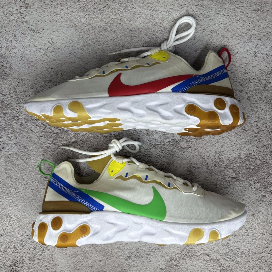 Nike React Element 55 men's 9 US 🔥 P3,500 only! 👌 (Category: Sneakers) located in San Pedro. Submitted by offszn.now (Listing ID 1341758078, Image 2). Description: 🔥 P3,500 only! 👌 Nike React Element 55 -men's size 9 US (27 cm) ‼ STEAL ‼ 💯Guaranteed Legit / Original / Authentic *already professionally cleaned by The Next Pair PH Manila PM if interested for complete photos. Loc: San Pedro, Laguna 🚚 Can ship nationwide.