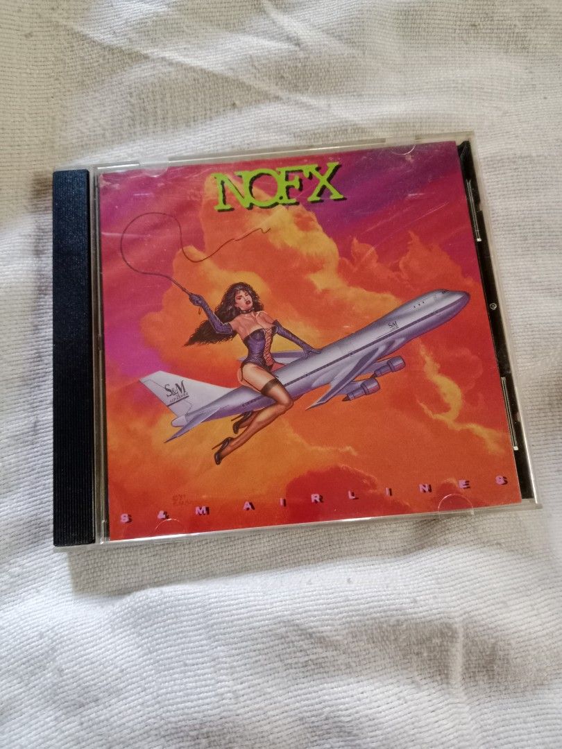 NOFX - S&M Airlines Hardcore Punk CD 1989 (Category: CDs & DVDs) located in Rizal. Submitted by wsted_rcords2025 (Listing ID 1341637748, Image 1). Description: S&M Airlines is the second studio album by the American punk rock band NOFX. It was released on September 5, 1989, through Epitaph Records. It was also the group's first release on Epitaph. A music video was made for the title track. The album was recorded and mixed in only six days at Wes