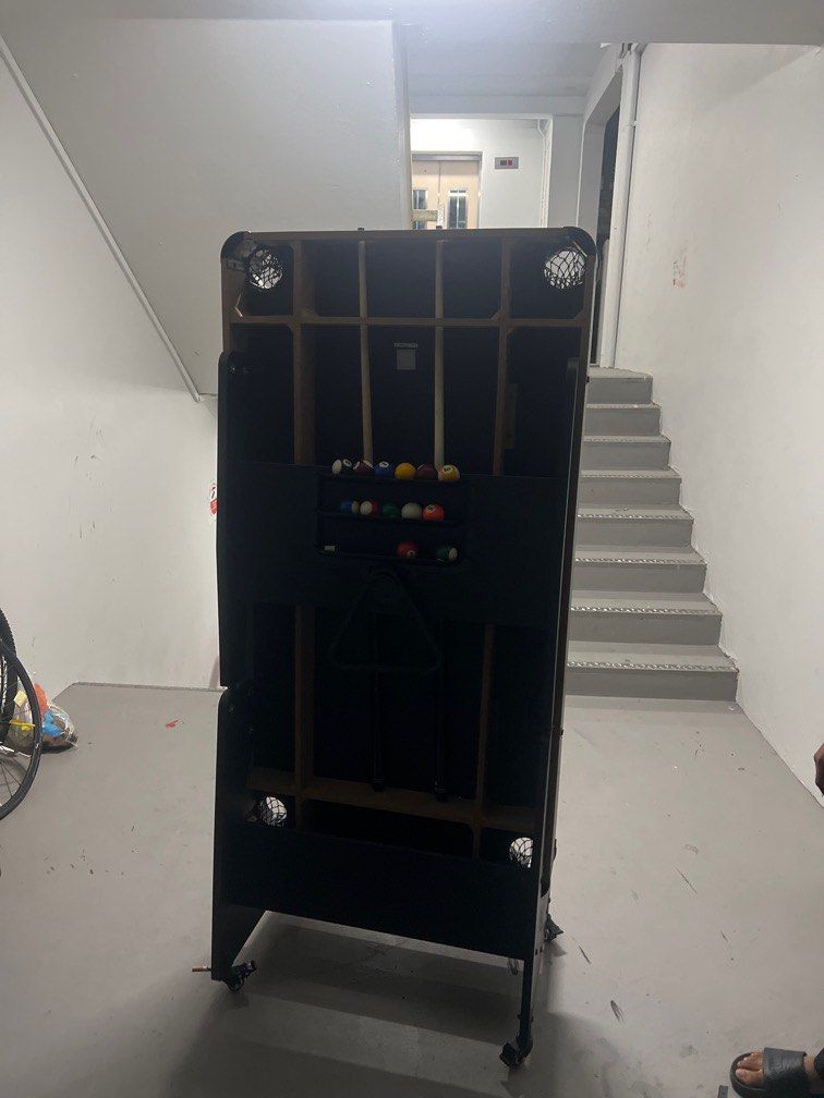 Pool table (Category: Interactive Toys) located in Singapore. Submitted by adrianapjx18289 (Listing ID 1341724157, Image 1). Description: Used pool table for sale Has all the balls, 2 cues, 1 chalk Interested pm me Nego:$600.