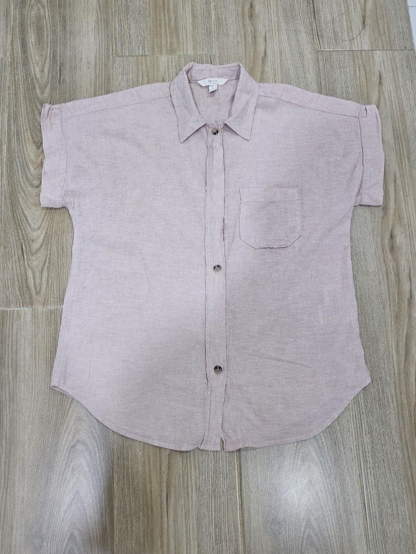 Preloved H&M linen top small in size (Category: Blouses) located in Lucban. Submitted by jam112222 (Listing ID 1341637870, Image 1). Description: .
