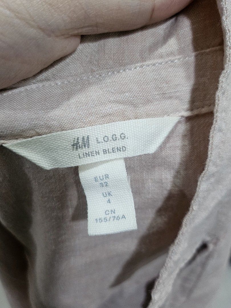 Preloved H&M linen top small in size (Category: Blouses) located in Lucban. Submitted by jam112222 (Listing ID 1341637870, Image 3). Description: .