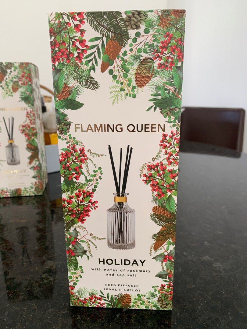Reed Diffuser (Category: Home Fragrance) located in Singapore. Submitted by pink_lemon (Listing ID 1341605940, Image 2). Description: Brand: Flaming Queen 209ml reed diffuser Scent: Rosemary & Sea Salt Brand new, bottle sealed. Flaming Queen promo is $79 I’m offering $38 Very good buy! Meet up at either Tg Pagar MRT or Bt Batok MRT.
