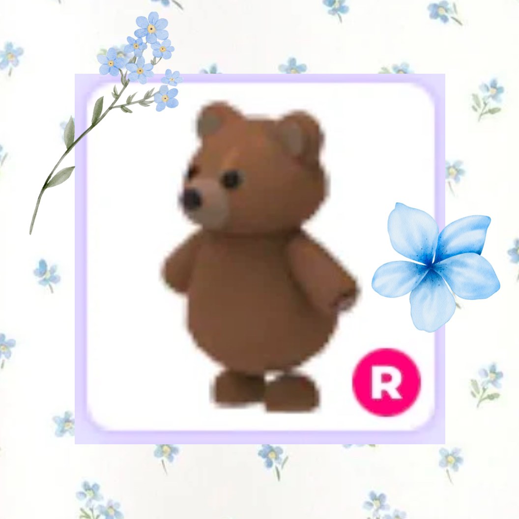 Ride brown bear adopt me pet!, Video Gaming, Gaming Accessories, In