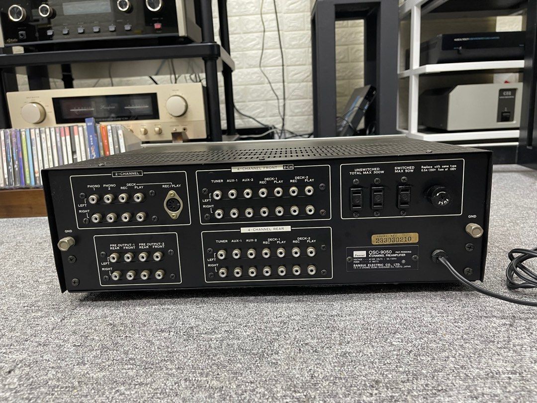 買い誠実 Sansui /山水QSC-9050早期四表頭旗艦前級(100V), 音響器材 サンスイ