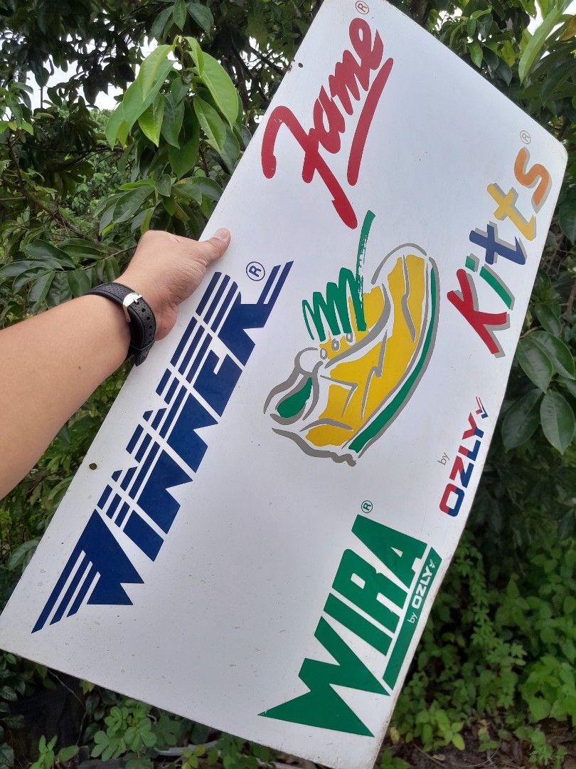 Signboard besi vintage, Hobbies & Toys, Collectibles & Memorabilia ...