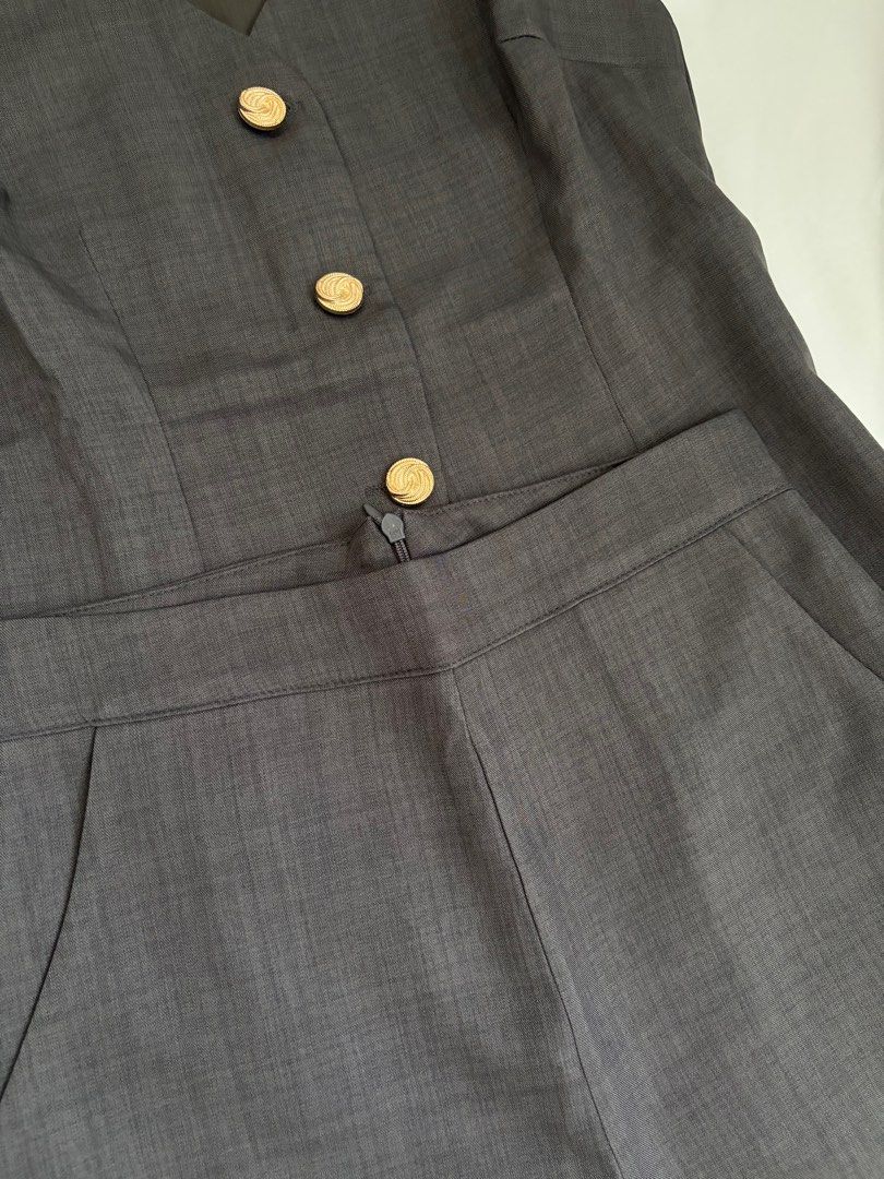 Suit Vest Set (Category: Sets or Coordinates) located in Muntinlupa City. Submitted by randomstuffph (Listing ID 1341597162, Image 2). Description: Bangkok Quality Impulse buy Brand new Size S Nothing to explain.