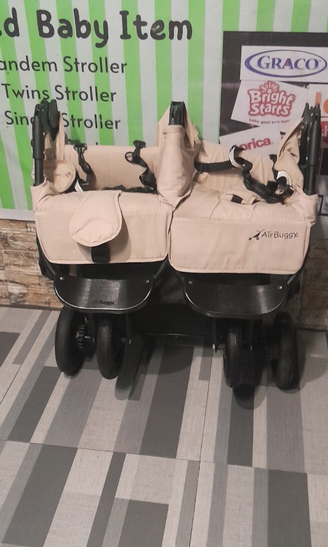 Twins stroller airbuggy (Category: Strollers) located in Caloocan City. Submitted by Unicoijo02 (Listing ID 1341703251, Image 2). Description: .