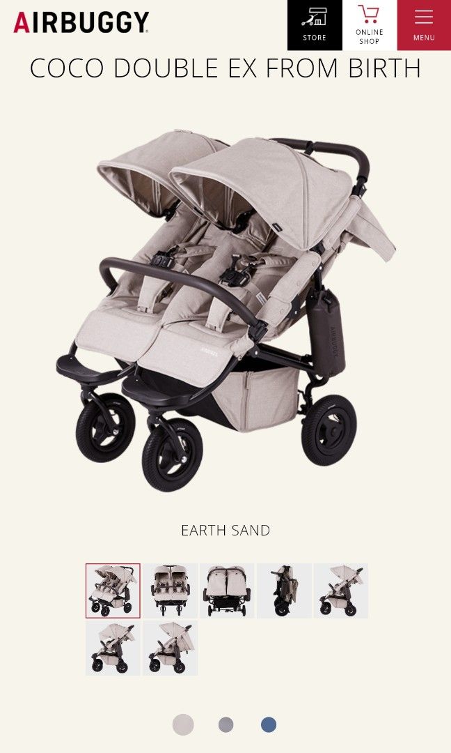 Twins stroller airbuggy (Category: Strollers) located in Caloocan City. Submitted by Unicoijo02 (Listing ID 1341703251, Image 1). Description: .