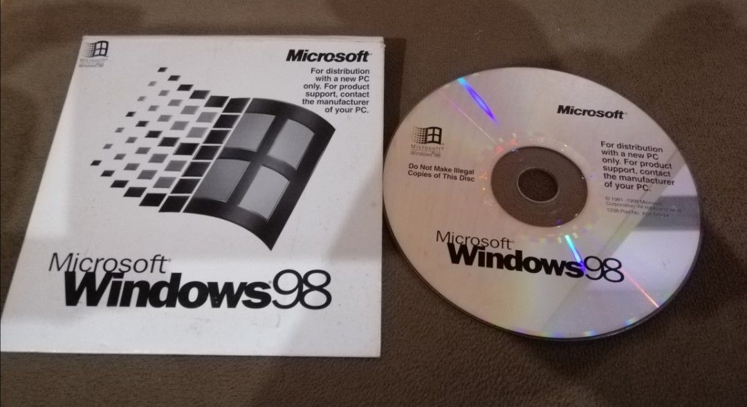 Vintage Retro Cdrom Windows 98 softwares (Category: Software) located in Quezon City. Submitted by goldencity1964 (Listing ID 1341726034, Image 2). Description: For computer enthusiasts collectors Vintage Retro WINDOWS 98 CDROM SOFTWARES SELLING AS SET OF 9 Cdroms Original and authentic WYSIWYG. AS IS SCAN ALL PICS TEXT FOR MEET UP.