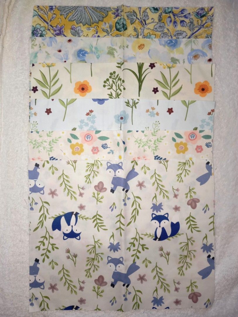 💛 Japanese Cotton Bronzing Fabric Handmade DIY Patchwork (Category: Craft Supplies & Tools) located in Quezon City. Submitted by ana-chan (Listing ID 1341777066, Image 1). Description: 21 x 26cm 6pc Brandnew sealed.